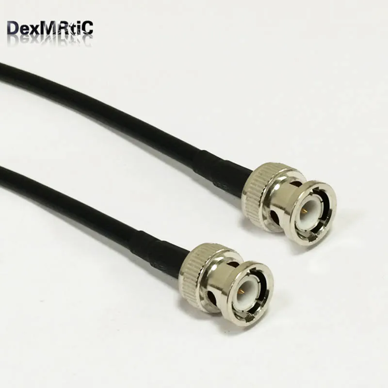 BNC штекер на кабель перемычки RF RG58 50 см 20 &quot/100 для Wifi роутера Оптовая Продажа