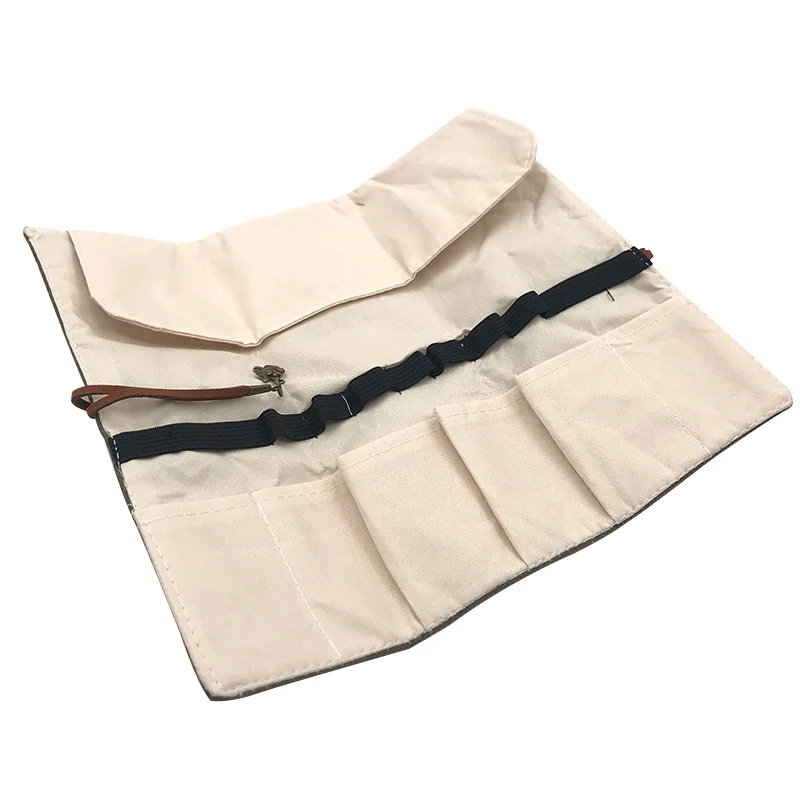 Рулон рулонной ручки чехол для карандаша держатель кисти макияжа ретро романтичный мешочек сумок макияжные