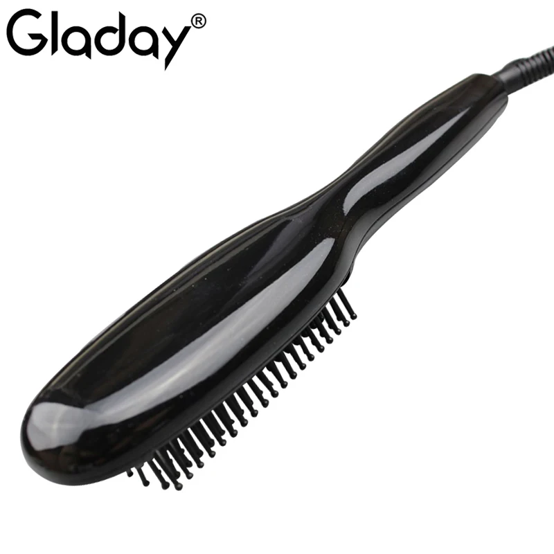 Массажная инфракрасная Вибрирующая щетка Gladay для выпрямления волос