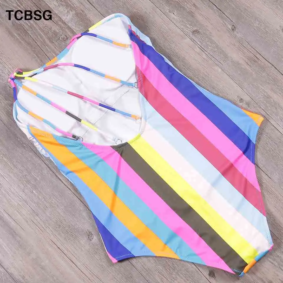 TCBSG Женский цельный купальник сексуальный с открытой спиной женский купальный