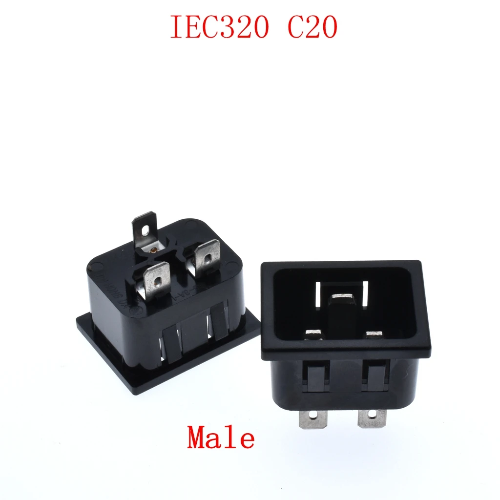 Штепсельная розетка IEC320 C20 C19 AC 16 А 250 В|ups|ups powerups socket |
