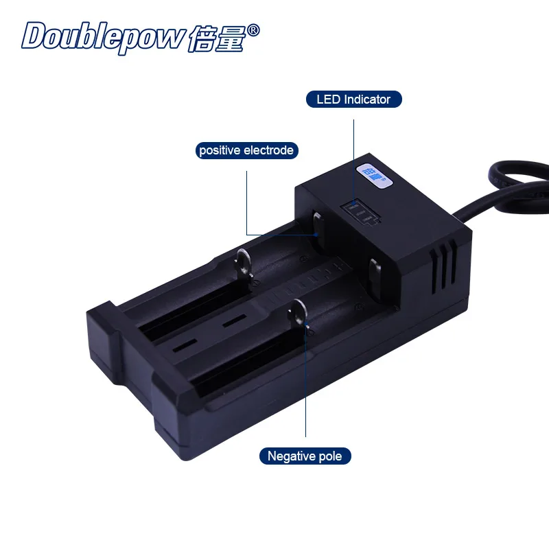 2 слота doulepow DP-K65 Интеллектуальное Быстрое Зарядное устройство для литий-ионных