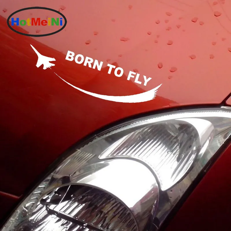 HotMeiNi BORN TO FLY самолет Исследуйте облака машина виниловая Автомобильная наклейка