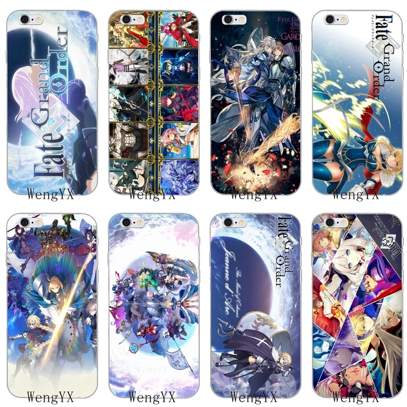 Мягкий чехол из японского аниме fate grand order для Huawei Honor 4c 5c 5x 6x V10 Y5 Y6 Y7 II Mate 7 8 9 10 P8 P9 P10