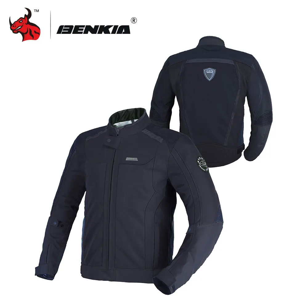 BENKIA Мужская мотоциклетная куртка ветрозащитная для гонок одежда мотокросса
