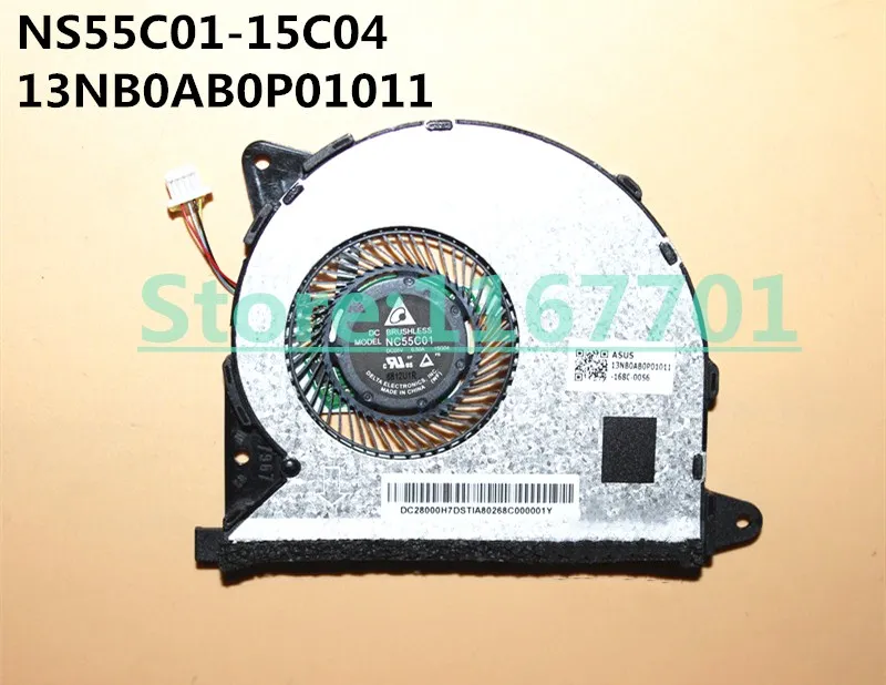 

New Original laptop/notebook CPU GPU Cooling Fan For Asus zenbook UX305 UX305LA UX305UA 13NB0AB0P01011 NS55C01-15G04 DC28000H7DS