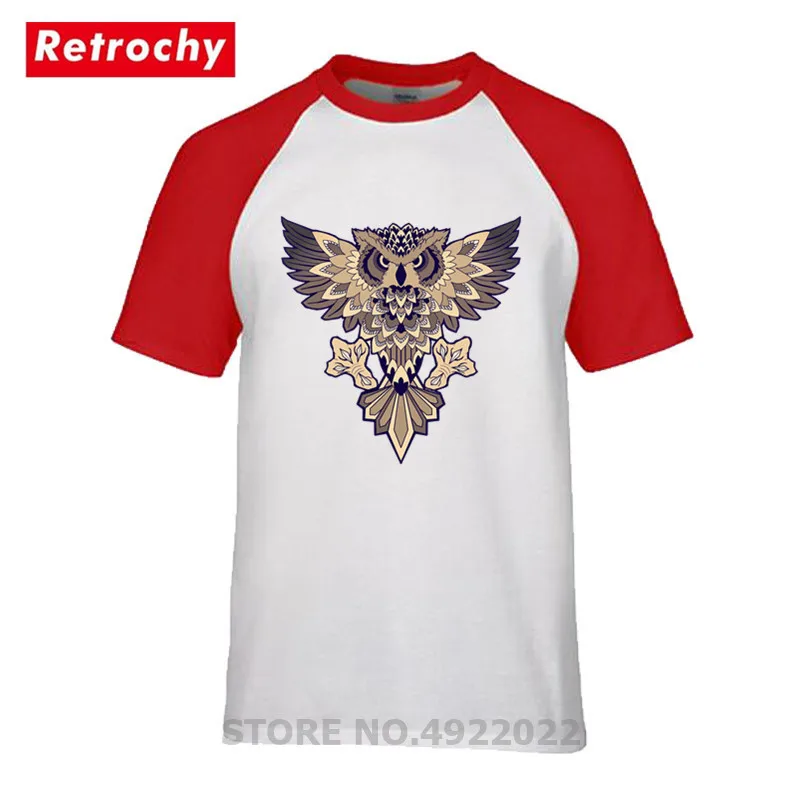 Креативный дизайн Artsy Сова сепия версия футболка модная милая сова Homme Owly Поттер