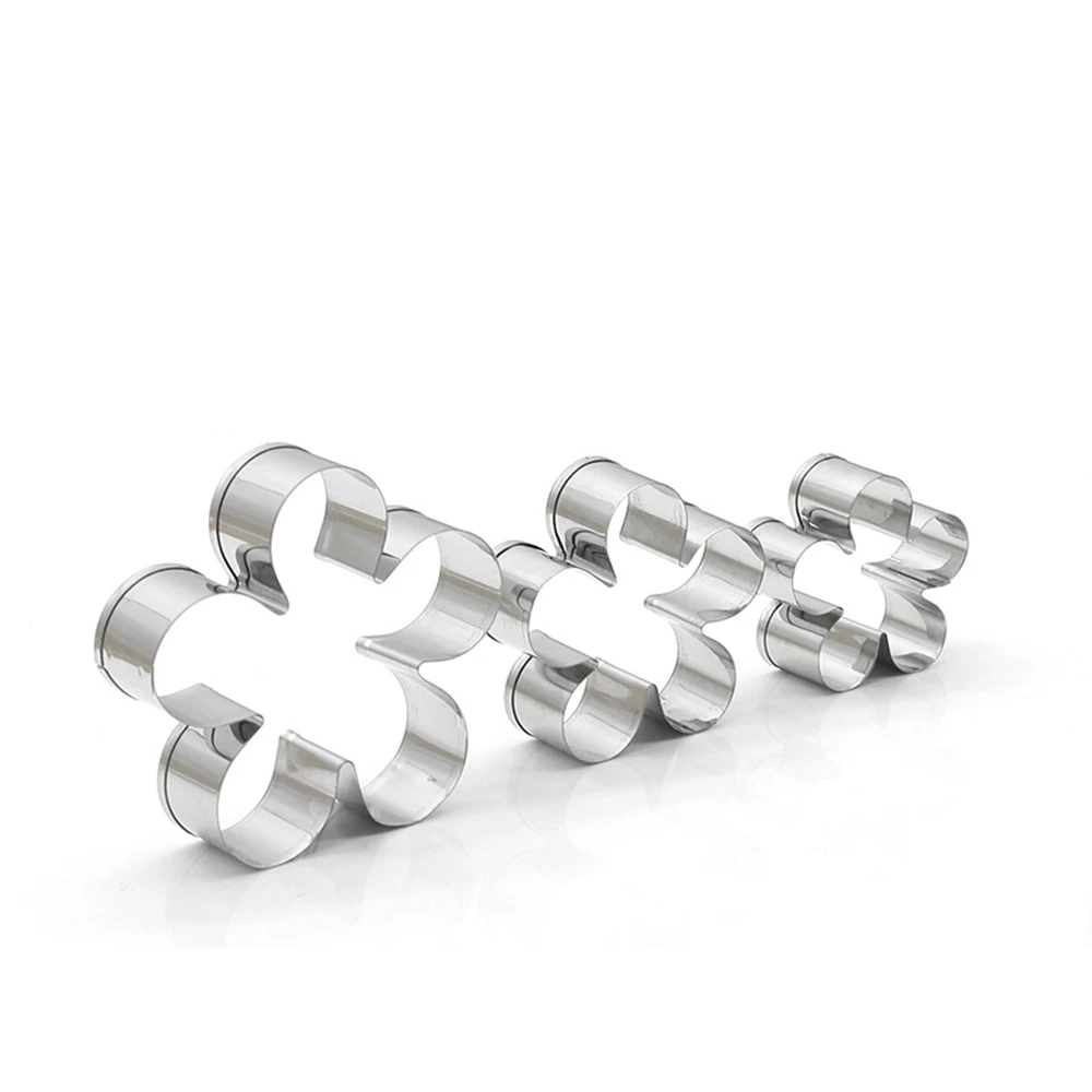 3 шт./компл. Нержавеющая сталь в складочку с лепестками роз и Fondant (сахарная) пресс