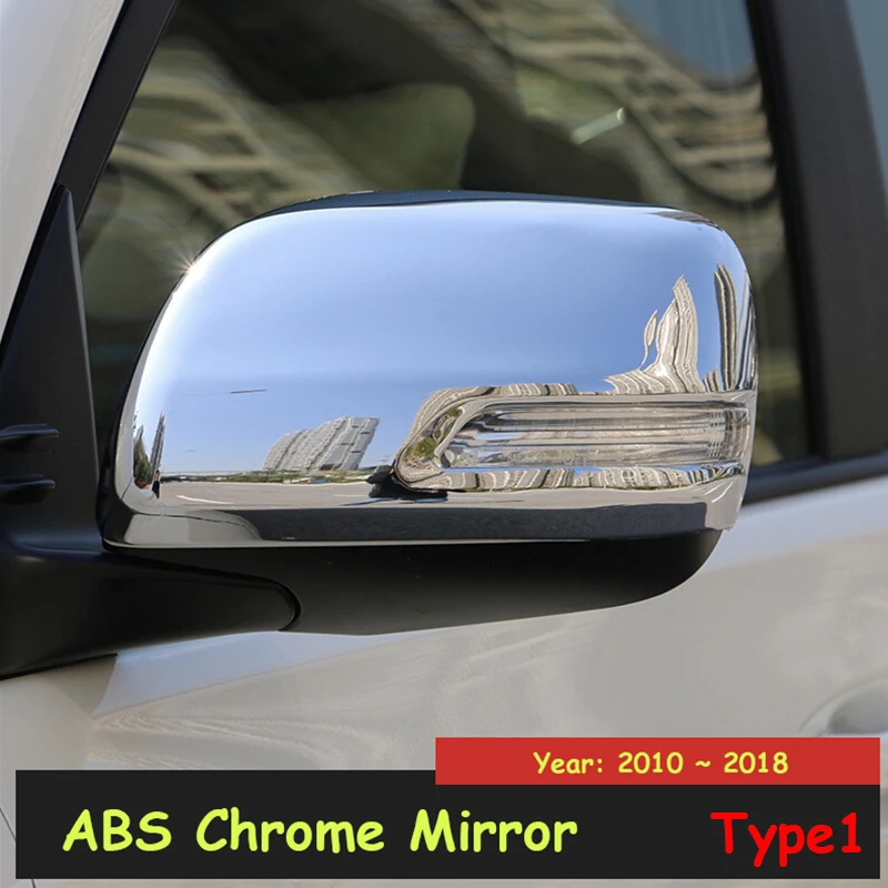 Для Toyota Prado FJ150 FJ 150 2010 2011 2012 2013 2014 2018 ABS Пластик Боковая дверь Зеркало заднего вида