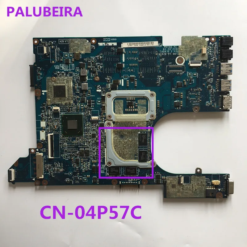 PALUBEIRA CN 04P57C 4P57C для Dell inspiron 15R 7520 Материнская плата ноутбука QCL00 LA 8241P HM77