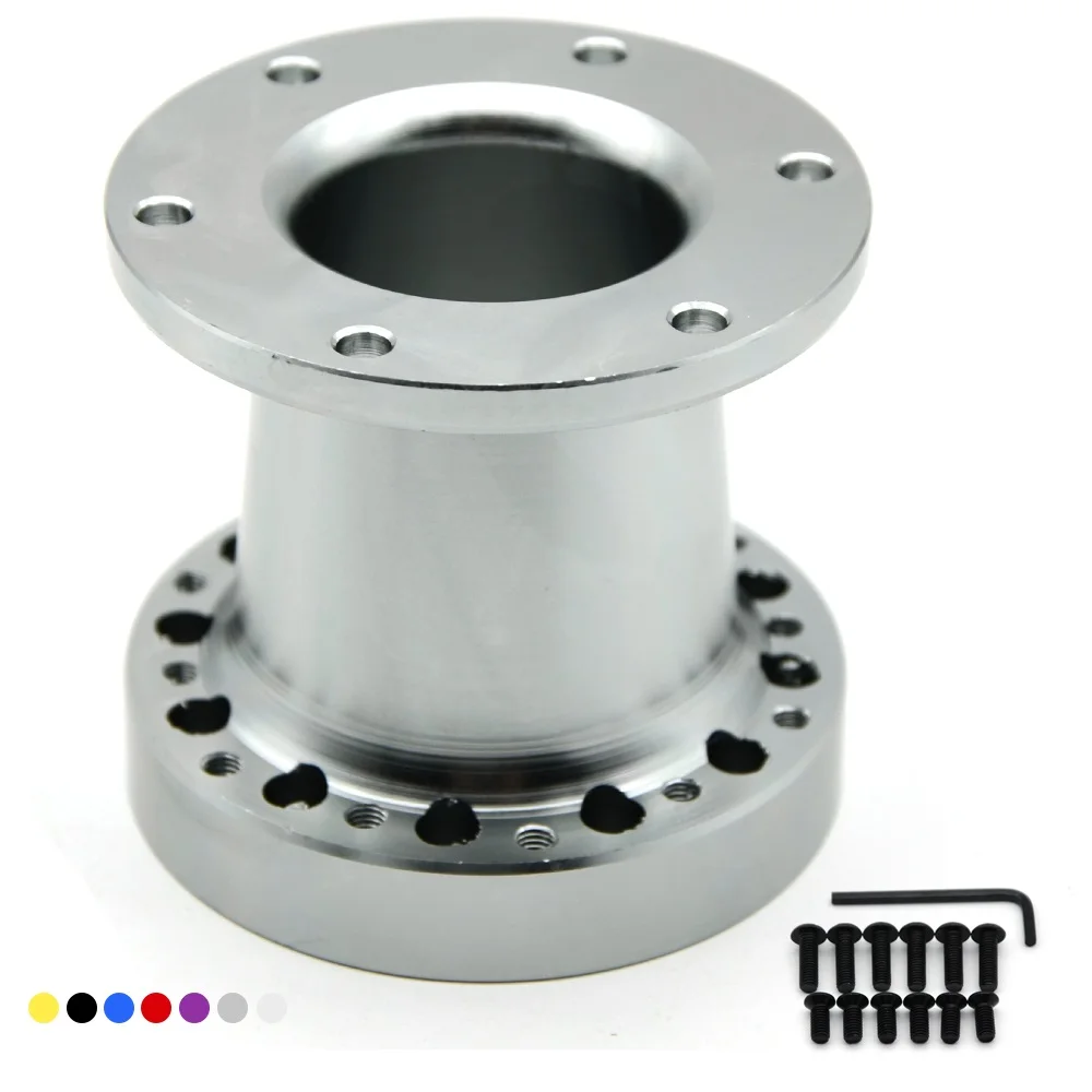 Titanium Универсальный руль Hub Spacer 76 мм рулевое колесо Hub Boss Kit адаптер Spacer - Цвет: Titanium