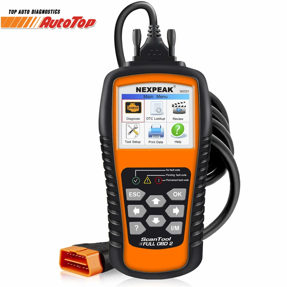 БД ODB2 Авто сканер NEXPEAK NX501 автомобильной сканера неисправности код ошибки чтения
