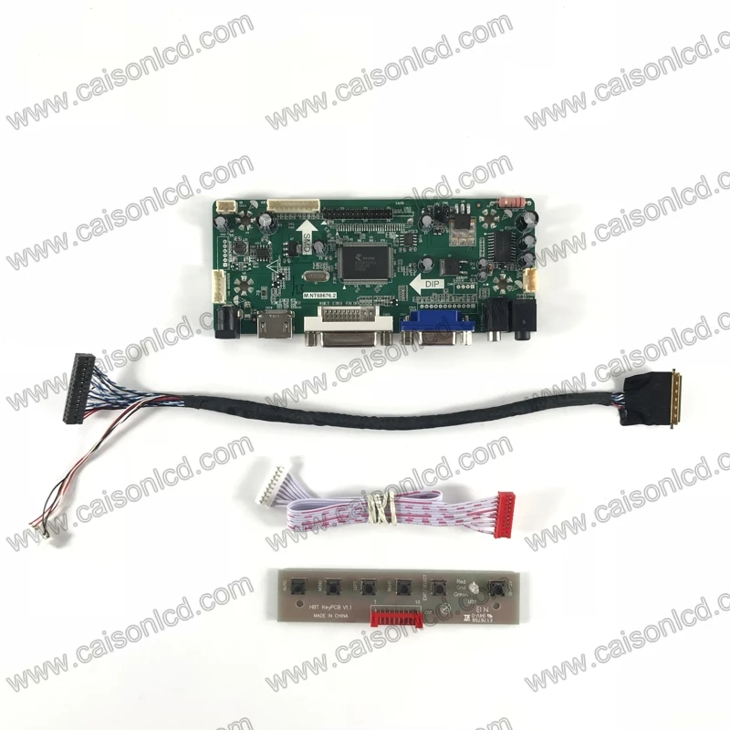 NT68676 плата ЖК контроллера с поддержкой DVI VGA Аудио для 15 6 дюймов 1920x1080 WLED LVDS панель 3