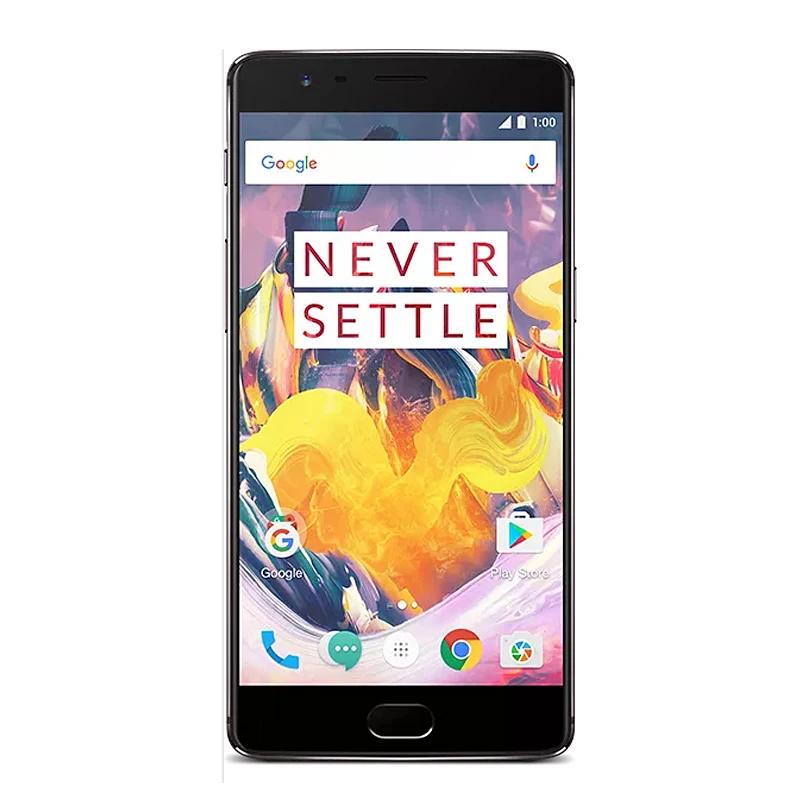 Оригинальный oneplus 3 т A3010 6 ГБ 128 мобильного телефона Android 6.0 Quad Core Snapdragon 821 5.5 &quotFHD
