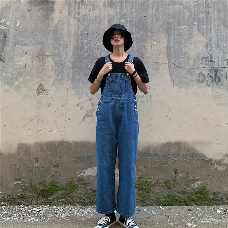 Новое поступление 2019 женская одежда джинсовые комбинезоны с карманами в