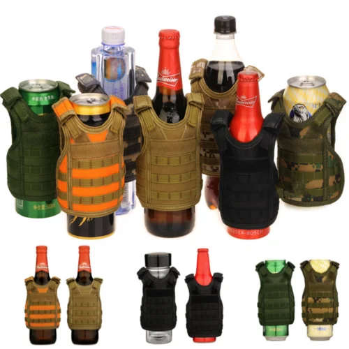 Банка бутылка охладитель напитков изолятор пивной жилет тактический Чехол для