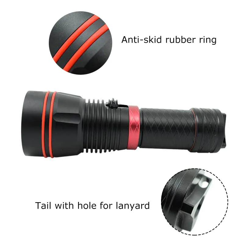 Светодиодный вспышка для подводного погружения и светильник L2 фонарь лампа