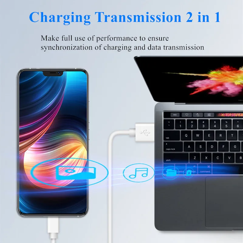 Кабель Micro USB 3A для Samsung S7 S6 Xiaomi 4X 4A 5A Note 4 HTC LG Android|Кабели мобильных телефонов| |