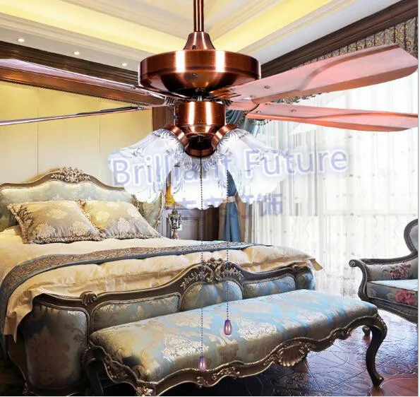 

LED ceiling fans lamp 3 light Number of Blades 5 pcs 110-220V fan 42 Inch/106cm Pull switch Free Shooping