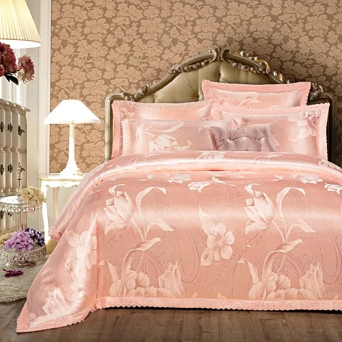 bedding set 20 Королевский, Королевский, белый, красный комплект постельного белья, роскошный свадебный комплект постельного белья, жаккардовый, хлопковый, пододеяльник, Комплект постельного белья, постельное белье, постельное белье, nordico cama - Цвет: bedding set 20