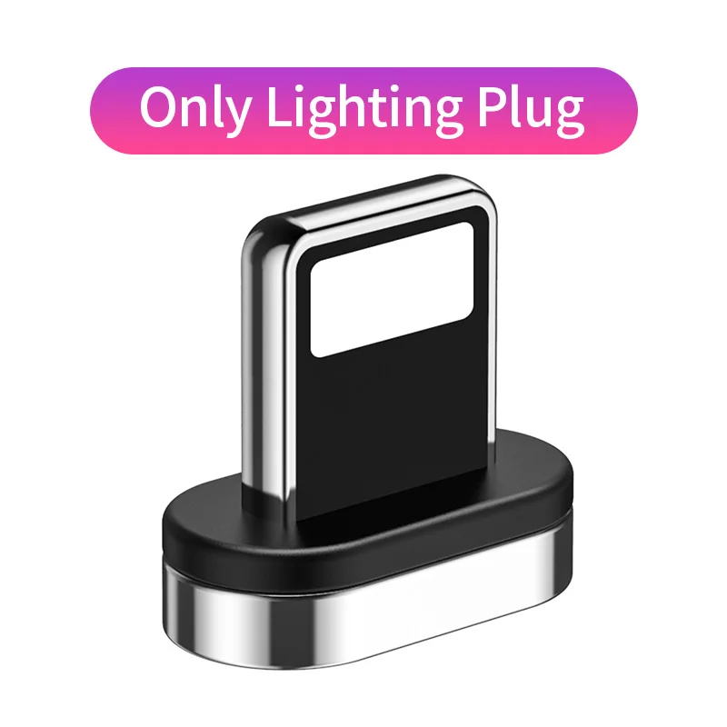 YBD магнитное зарядное устройство Micro USB кабель для samsung iPhone/USB кабель usb type c зарядка магнитная/зарядное устройство провод для huawei Xiaomi - Цвет: One lighting Plug