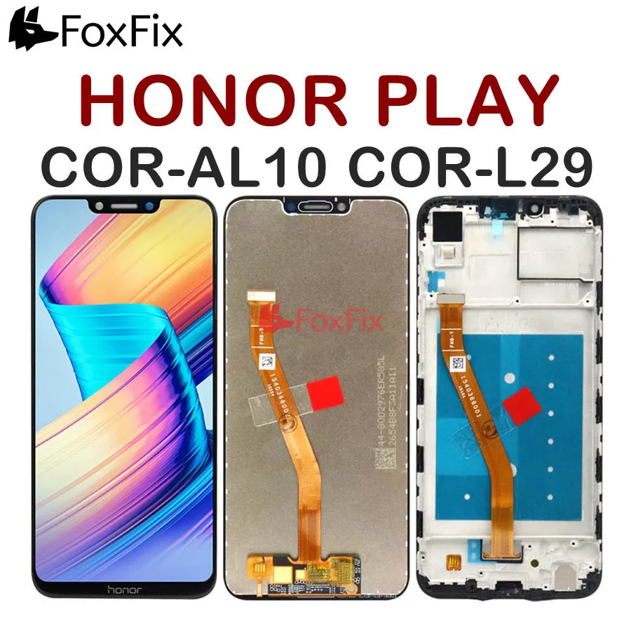 Для huawei Honor Play COR-L29 ЖК-дисплей кодирующий преобразователь сенсорного экрана в сборе для huawei Honor Play ЖК-дисплей с рамкой Замена экрана