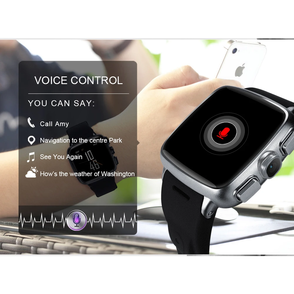 Smart Watch Z01 Android 5.1 metel 3G Smartwatch 5MP Camera Heart Rate Monitor Pedometer WIFI GPS reloj inteligente clock PK DM98 |