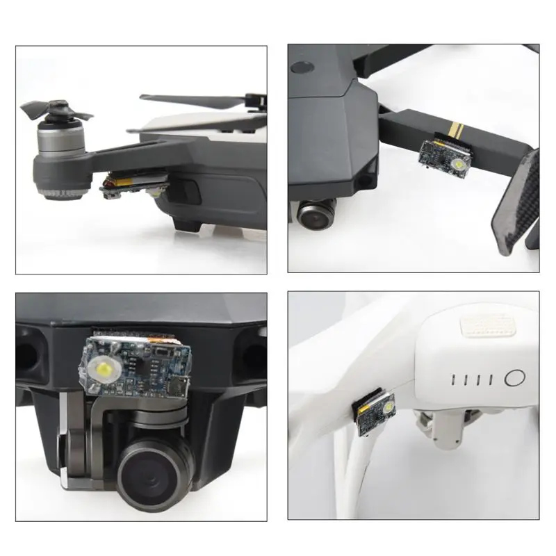 1 комплект стробоскоп лампа ночного полета для DJI Mavic Air/Pro Spark Phantom Drone аксессуаров |