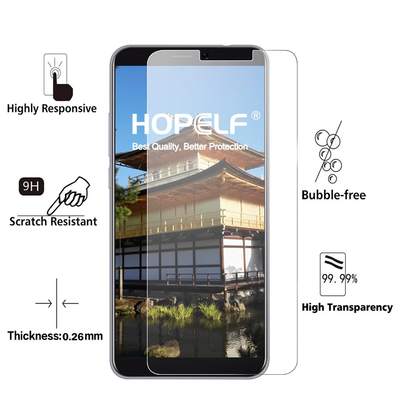 2 шт hopelf протектор экрана для KEECOO P11 закаленное стекло 2.5D 9 H на телефон защитная