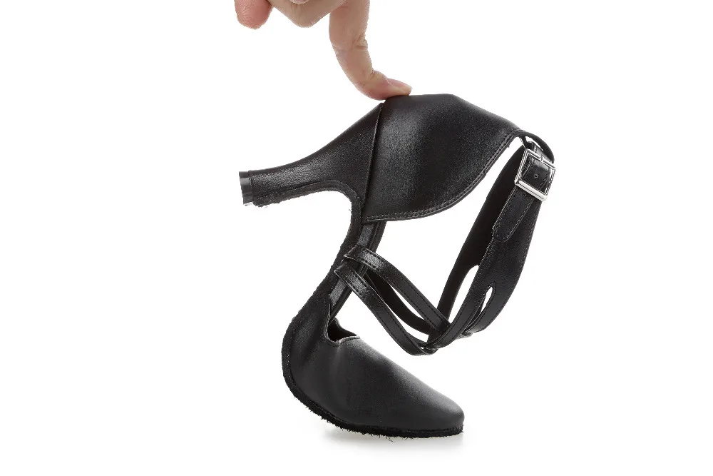 Женские туфли для латиноамериканских танцев бальные из натуральной кожи сальсы