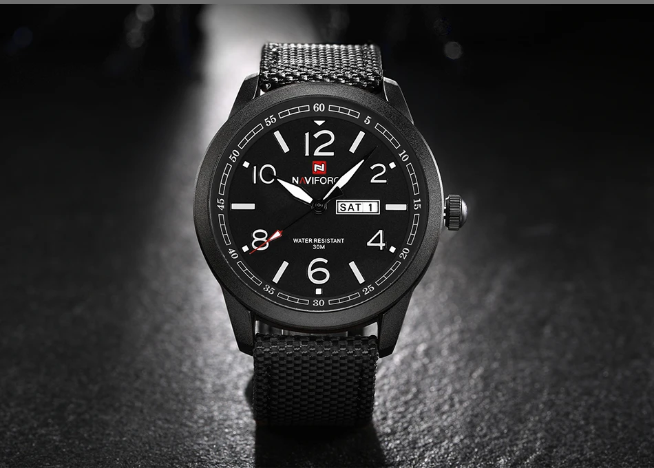 Новые часы naviforce модные мужские топ брендовые роскошные мужские s нейлоновый ремешок наручные часы Мужские кварцевые спортивные часы relogio masculino