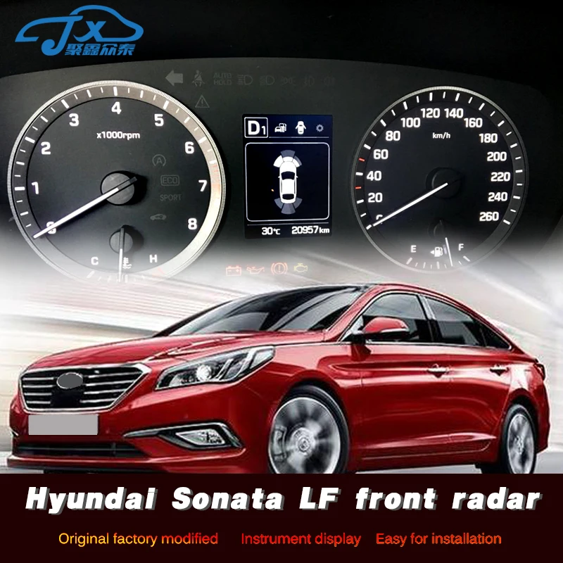 Встроенный зонд в передней части радарной электронной глазки - установленный, переоборудованный для Hundai Sonata LF.