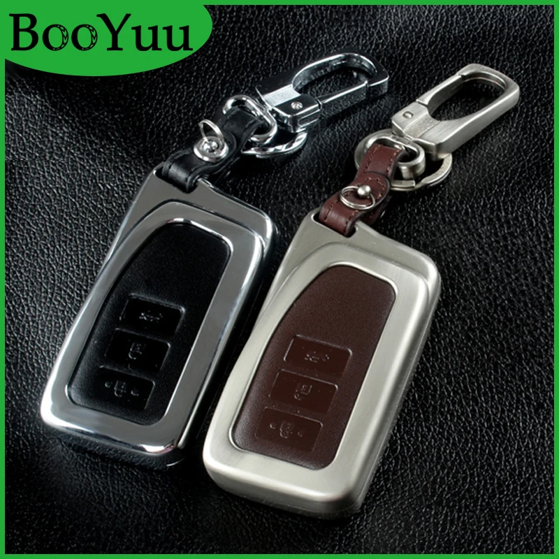 BooYuu цинковый сплав + воловья кожа для Lexus пульт дистанционного управления чехол