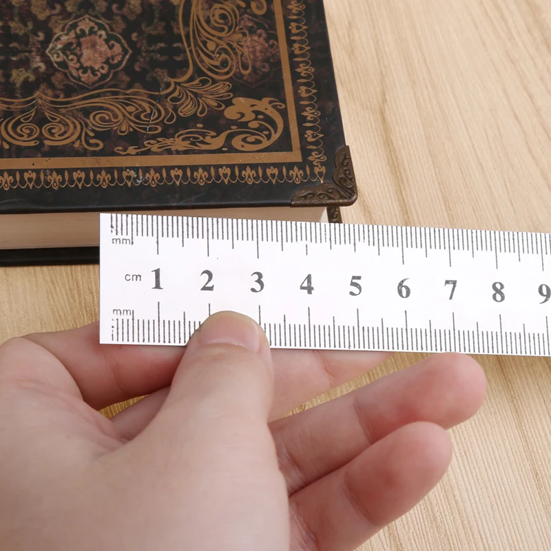 

20cm 8" Stainless Steel Ruler Double Sided Scale Straight Draft Measuring Tool for Office School Student C26