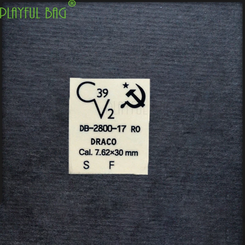 Уличная активность CS AK металлическая Водонепроницаемая самодельная наклейка AK2