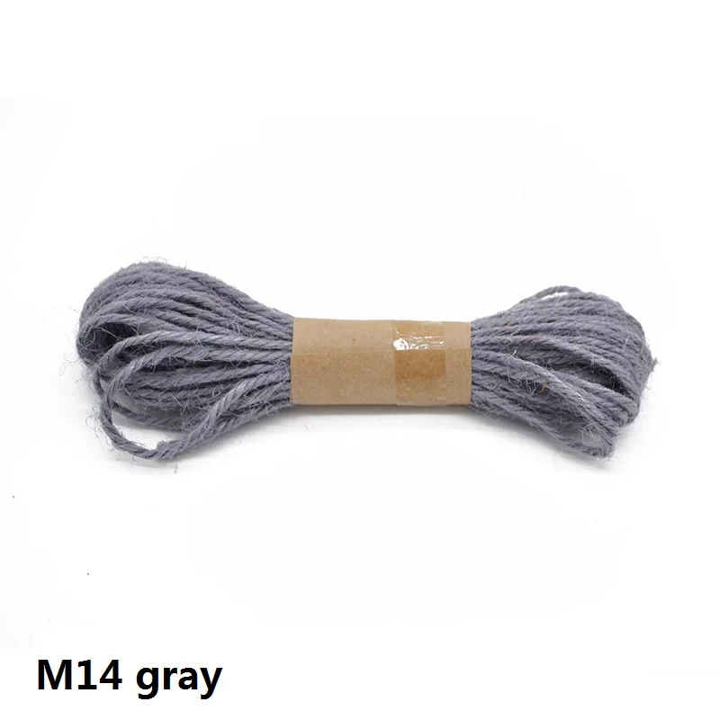 10m Solid Color Paper Rope Twine String DIY Handmade Accessory Crafts Kindergarten Gift Box Packing Wedding Ribbons Decor - Цвет: M14