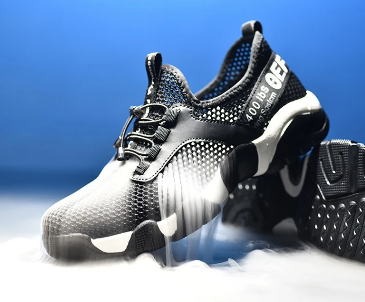 Мужская легкая дышащая обувь летние рабочие сандалии с защитой от разбивания