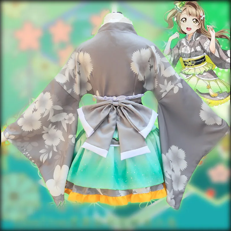 Аниме Lovelive Косплей Love Live кимоно Yazawa Nico костюмы косплей для женщин девочек Sonoda Umi