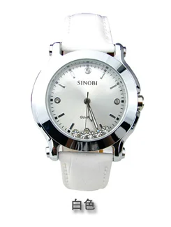 Оригинальный бренд роскошные часы для женщин кожаный ремешок стразы Кристалл