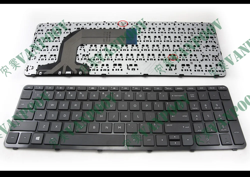 

NEW Laptop keyboard for HP Pavilion 17E 17-E 17-E000 17-E100 17-Exxx 17Z-E Black with FRAME US english Version - 725365-001