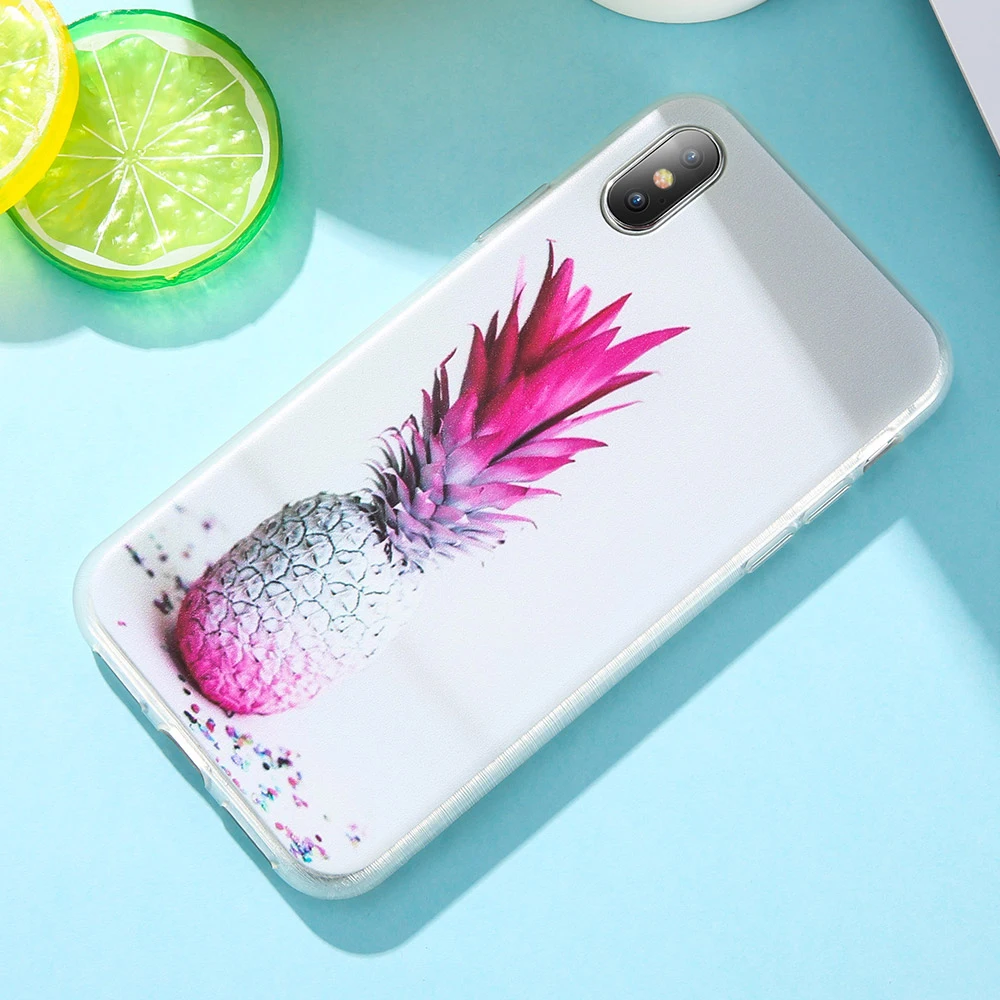 KISSCASE мрамор Фрукты Ананас чехол для samsung Galaxy A5 A7 A3 J3 J5 J7 2016 2017 Мягкий ТПУ S8 S9 S7 Note 8 9 |
