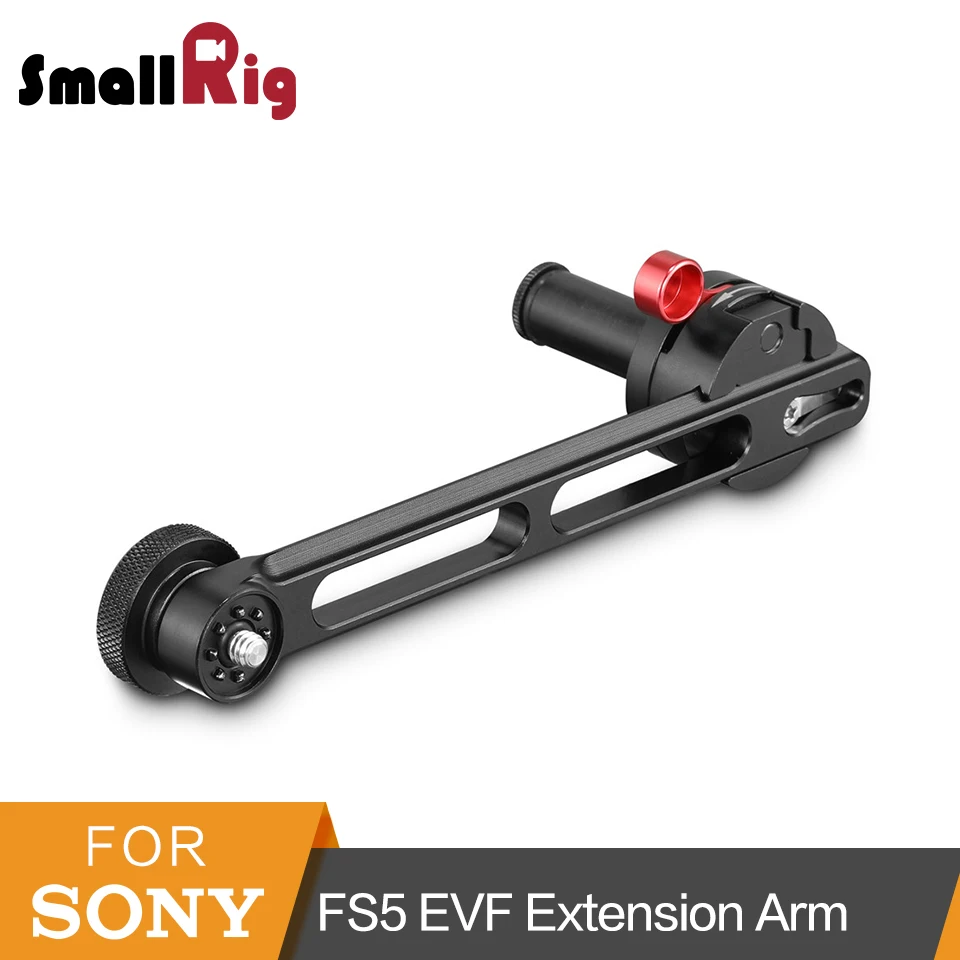SmallRig EVF раздвижная штанга для sony FS5 и Panasonic EVA1 до крепление для цифровой зеркальной камеры Камера монитор с ЖК-дисплеем-2200