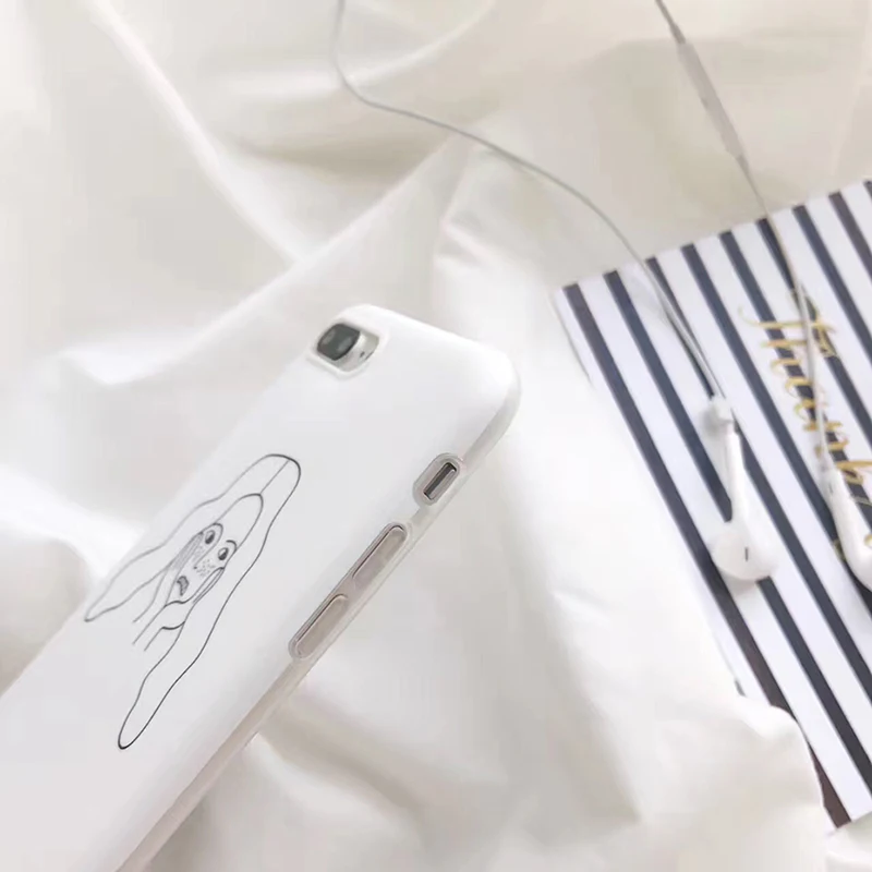 YKUPUP Милый Белый веснушки девушка чехол для iPhone X Xr Xs Max Мягкий ТПУ силиконовый