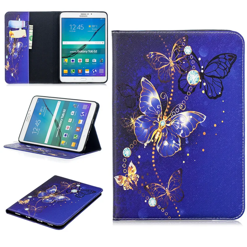 Для samsung Tab S2 8 0 искусственная кожа флип чехол для Galaxy T710 T715 T719 SM-T715 планшет дюймов