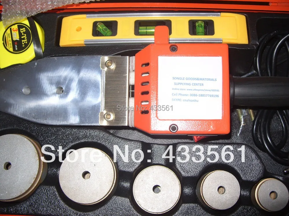 Портативный сварочный стол/розетка fusion DN20 DN63 для HDPE/PPR/PP/PVC трубопроводная