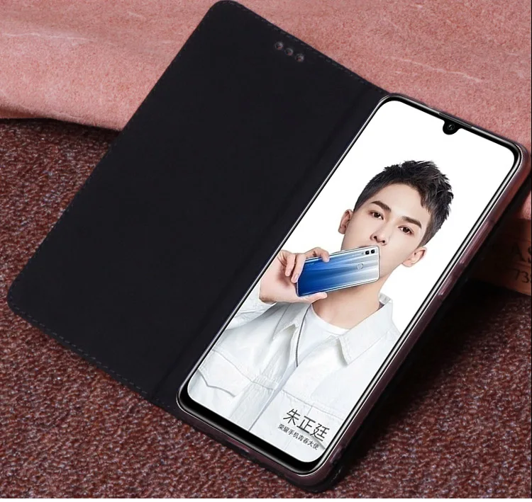 Оригинальный чехол книжка Nefeilike из 100% натуральной кожи для Huawei Honor 10 lite кожаный с