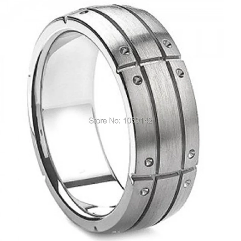 7 мм 100% чистого титана мужское здоровое кольцо для помолвки кольца с удобной