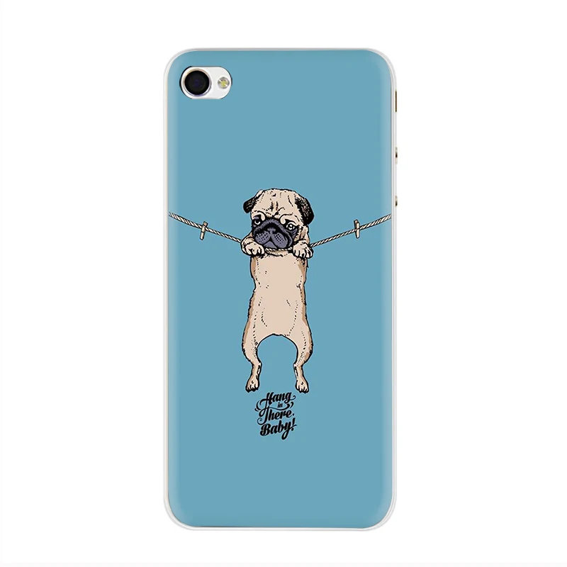 H8 Жесткий чехол с Мопсом для iphone 5 5s 5C SE 6 6s 7 8 plus X XR XS 11 Pro Max - Цвет: H8