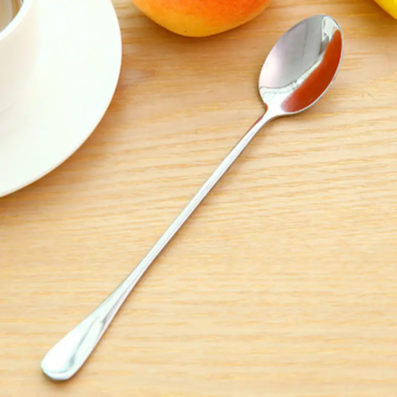 

KANNERT Long Handled Stainless Steel Coffee Spoon Ice Cream Dessert Tea Spoon For Picnic Kitchen Accessories
