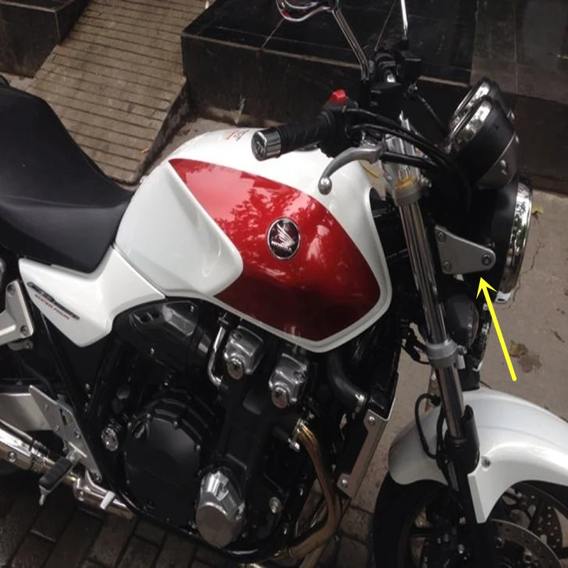 Фара для мотоцикла Honda CB1300/CB400 с фиксированным кронштейном и фиксированной